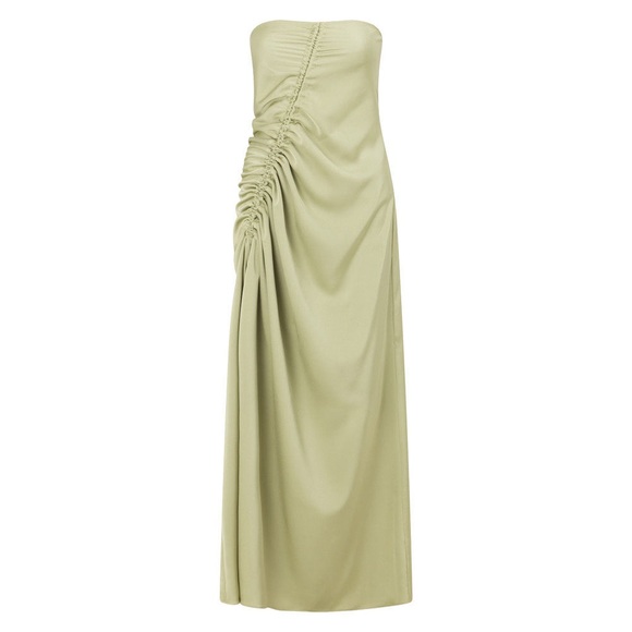 Sabo Size US 12 Alyssia Dress Strapless Side Slit Wedding Guest Formal Events - Picture 2 of 11